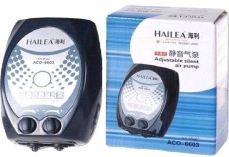 پمپ هوا آکواریوم هایلا مدل ACO6603 دو خروجی
