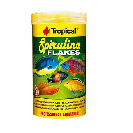 غذای پولکی اسپیرولینا spiralina flakes tropical