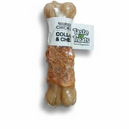 تشویقی استخوان ژالتینی با دورپیچ مرغ