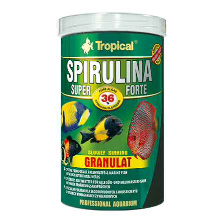 گرانول اسپیرولینا تروپیکال spirulina super forte granulat