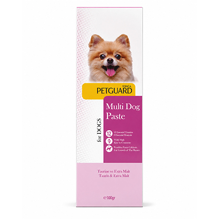 خمیر مولتیویتامین سگ پت گارد مدل Multi Dog Paste وزن ۱۰۰ گرم